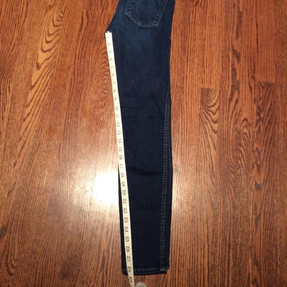 Madewell 10” High-Rise Skinny Jean Hayes Dark Blue - Picture 8 of 9